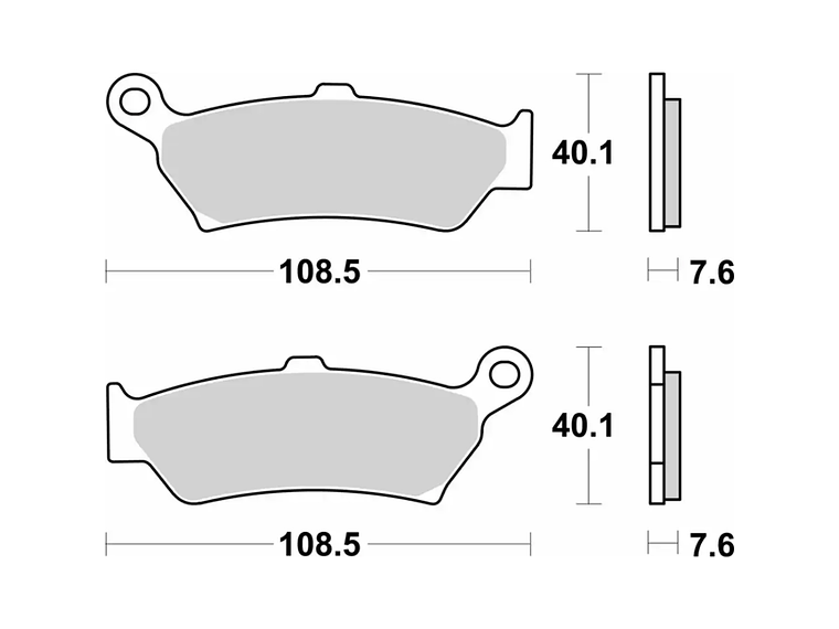 Pastilhas de Travão 1005HS BMW R 1300 GS - SBS  2