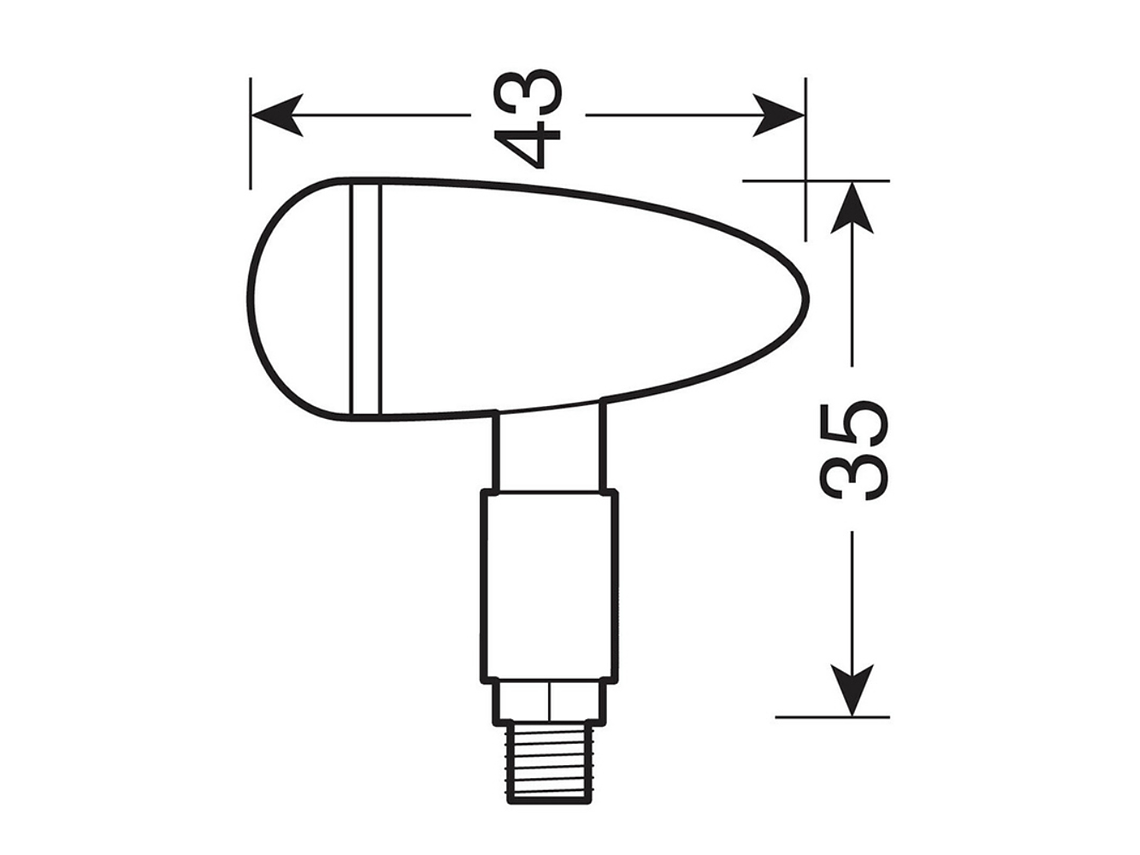Piscas LED Drop (Cromado) - Lampa  2