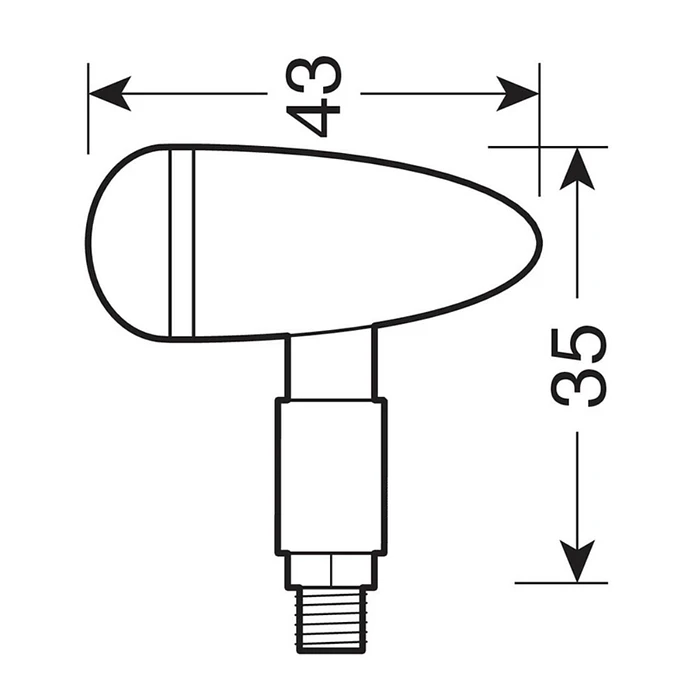 Piscas LED Drop (Cromado) - Lampa  2