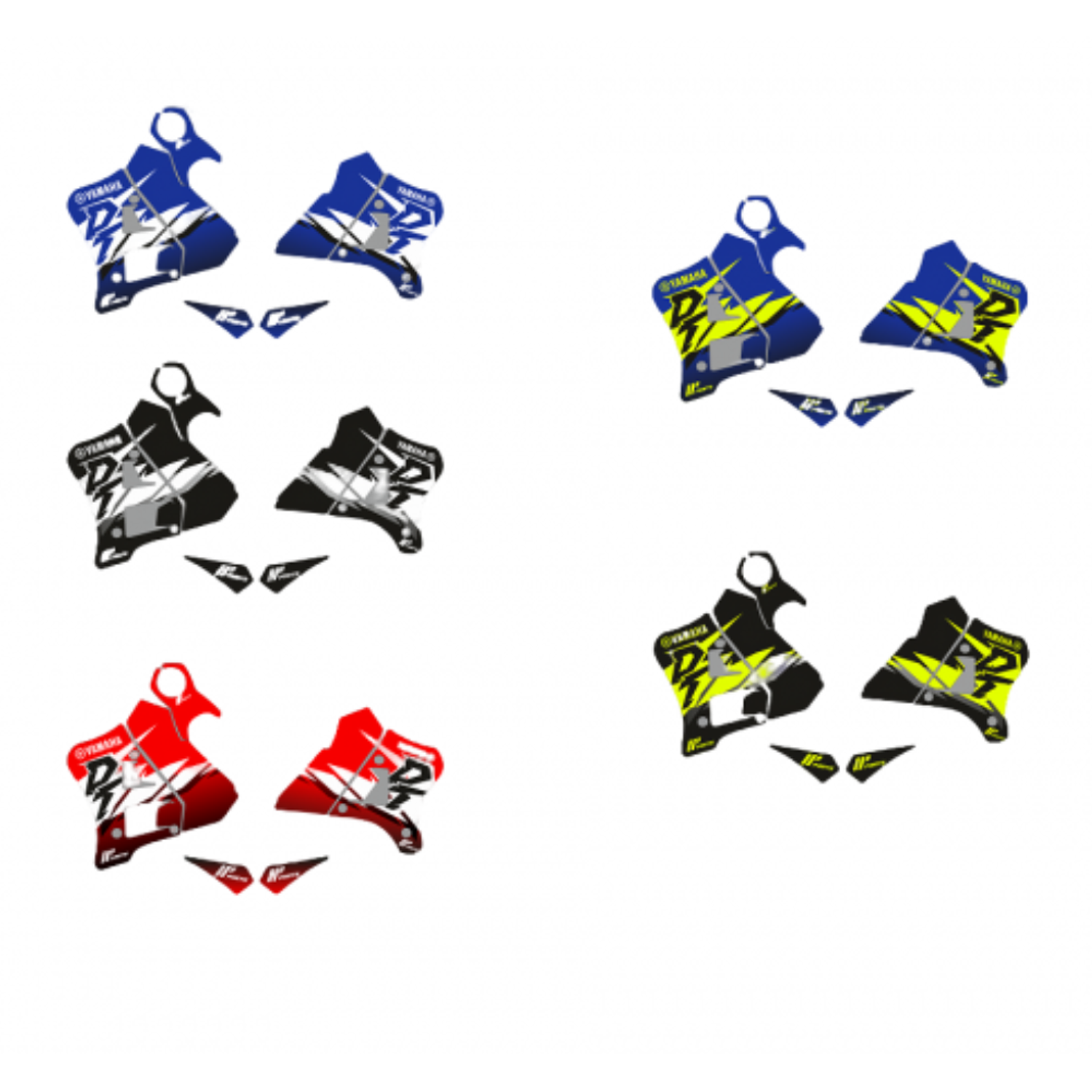 Kit Autocolantes Yamaha DTR 125 Vintage - HP