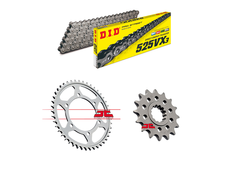 Kit Transmissão Yamaha MT-09 14/20 - DID  1