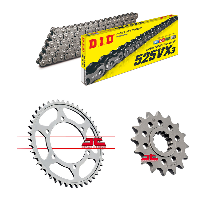 Kit Transmissão Yamaha MT-09 14/20 - DID  1