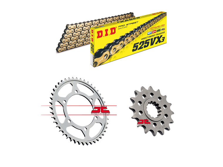 Kit Transmissão Yamaha MT-09 14/20 - DID  1