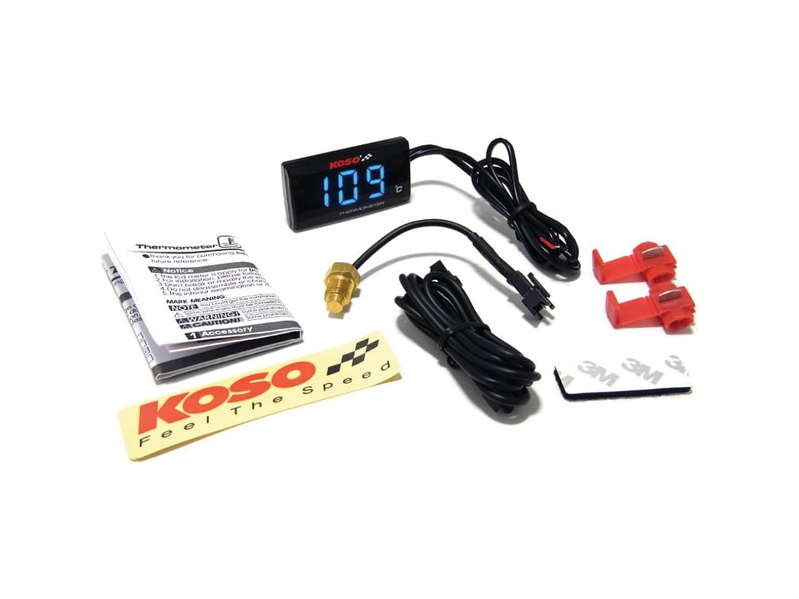 Medidor De Temperatura Agua Super Slim Koso  2
