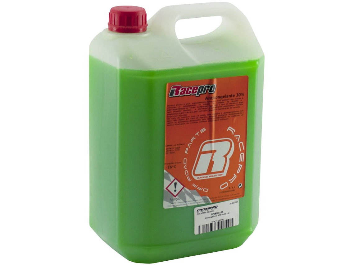 Anticongelante 30% Verde - Racepro  2