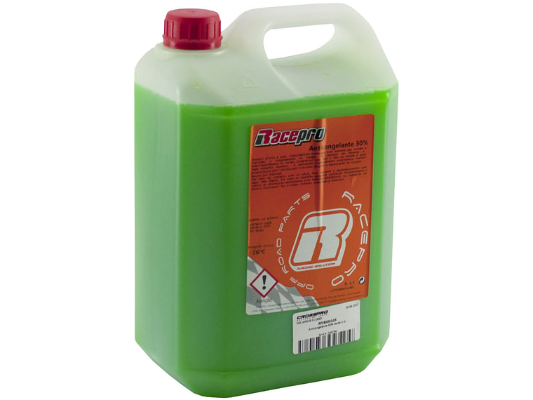 Anticongelante 30% Verde - Racepro  2