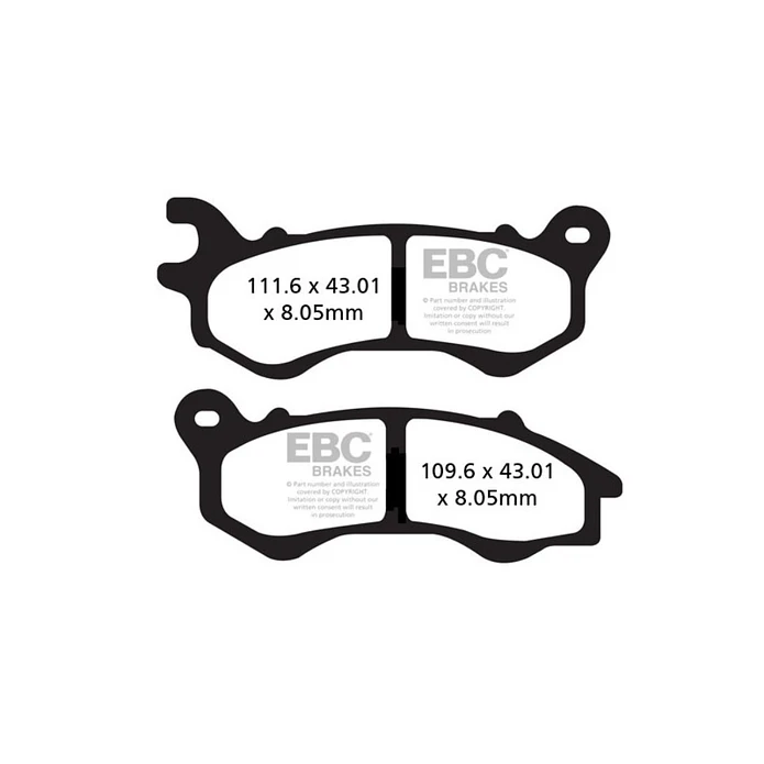 Pastilhas de Travão Honda PCX 125 (2010/2018) SFA603 EBC 1