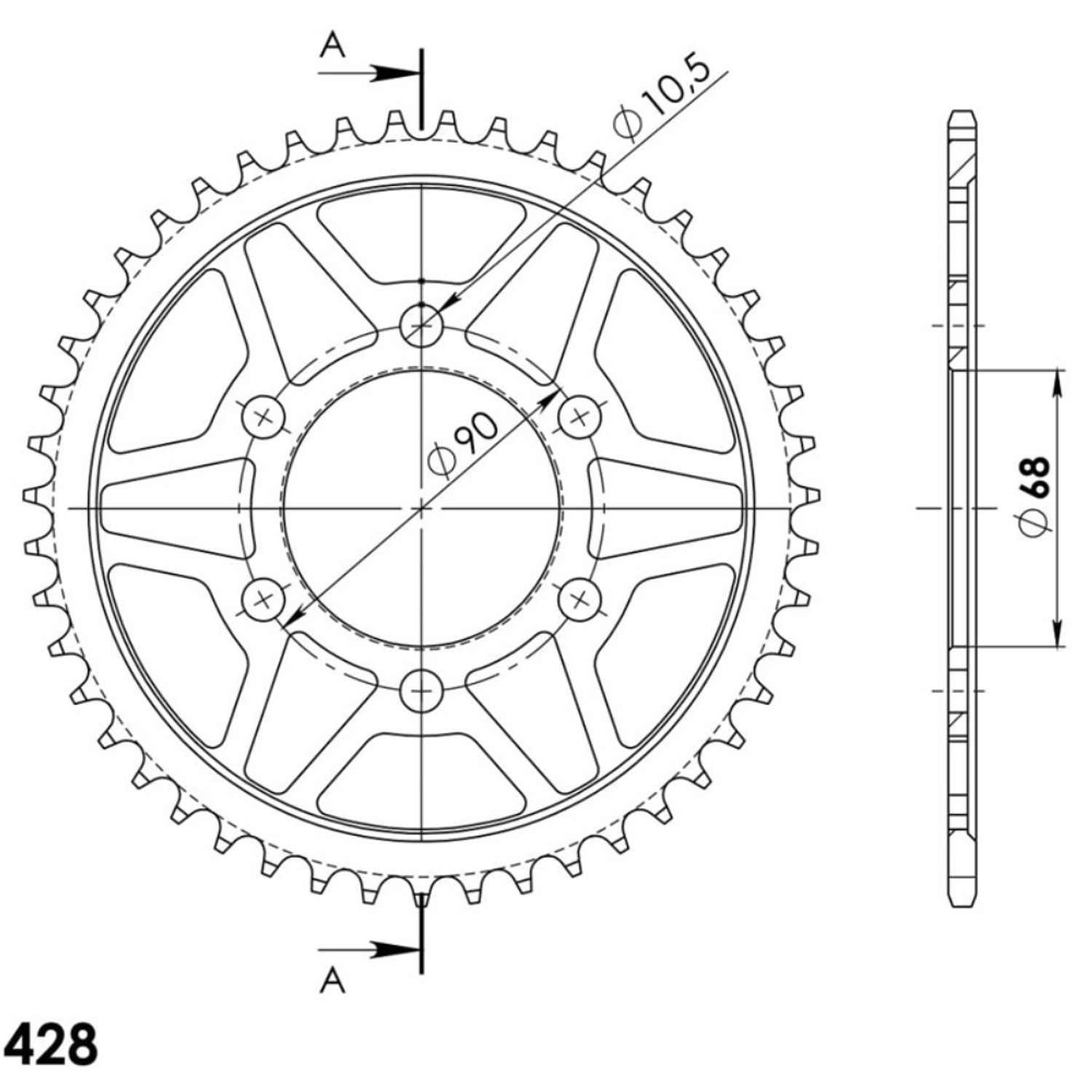 Kit de Transmissão Super Reforçado Honda CB 125 R 3