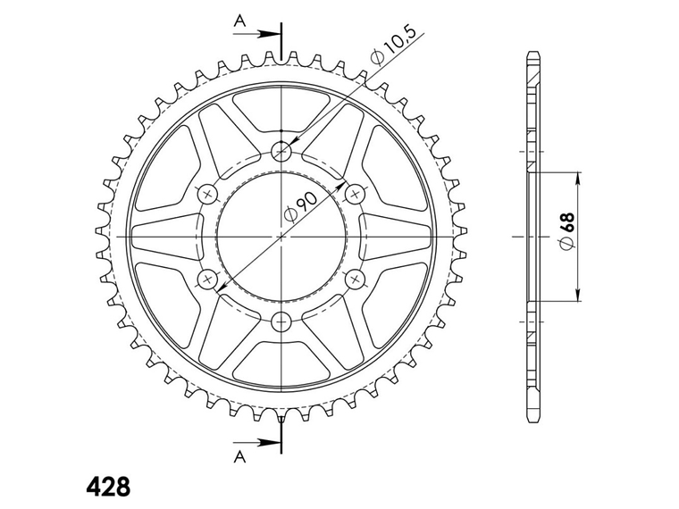 Kit de Transmissão Super Reforçado Honda CB 125 R 3