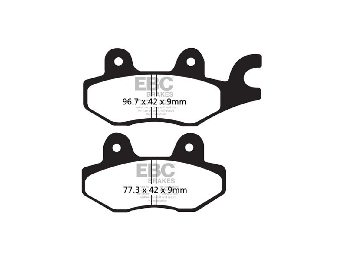Pastilhas de Travão EBC SFA197  1