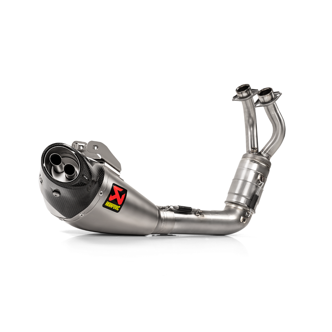 Escape Completo Akrapovic Euro 5 Yamaha MT-07 21-24 / Tracer 7 / GT 20-24 / XSR 700  1