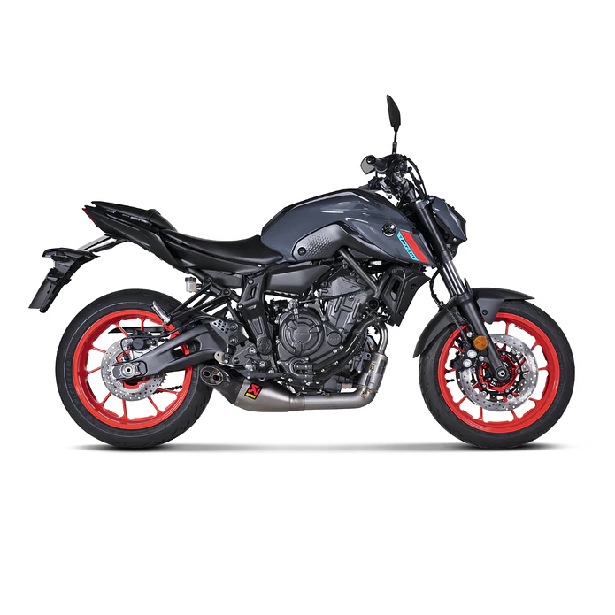 Escape Completo Akrapovic Euro 5 Yamaha MT-07 21-24 / Tracer 7 / GT 20-24 / XSR 700  2