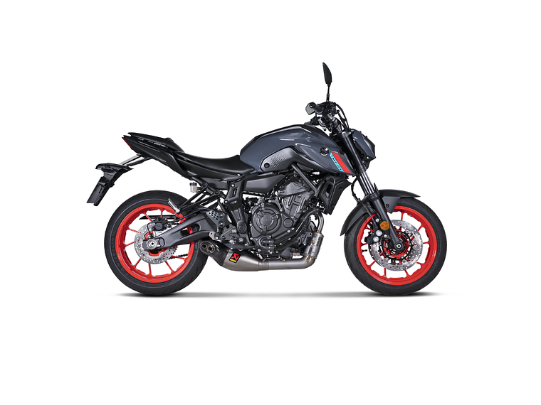 Escape Completo Akrapovic Euro 5 Yamaha MT-07 21-24 / Tracer 7 / GT 20-24 / XSR 700  2