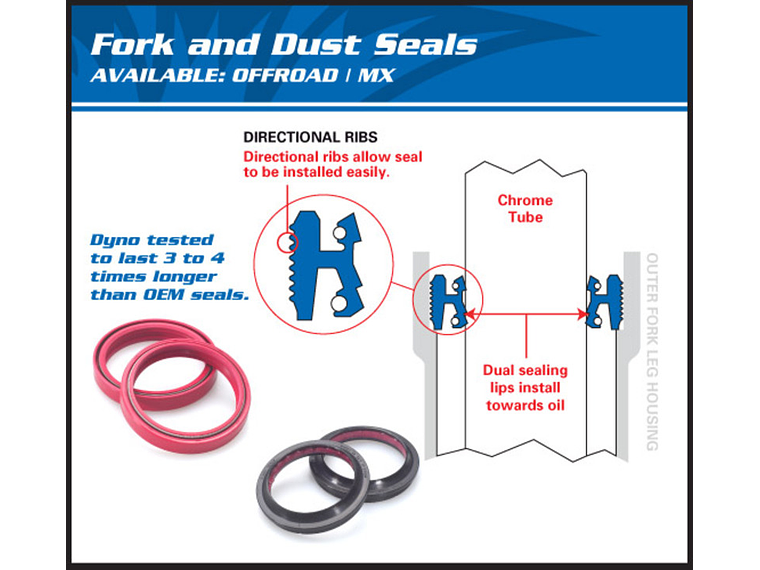 Retentores de Suspensão All Balls - 30x42x11 mm 1