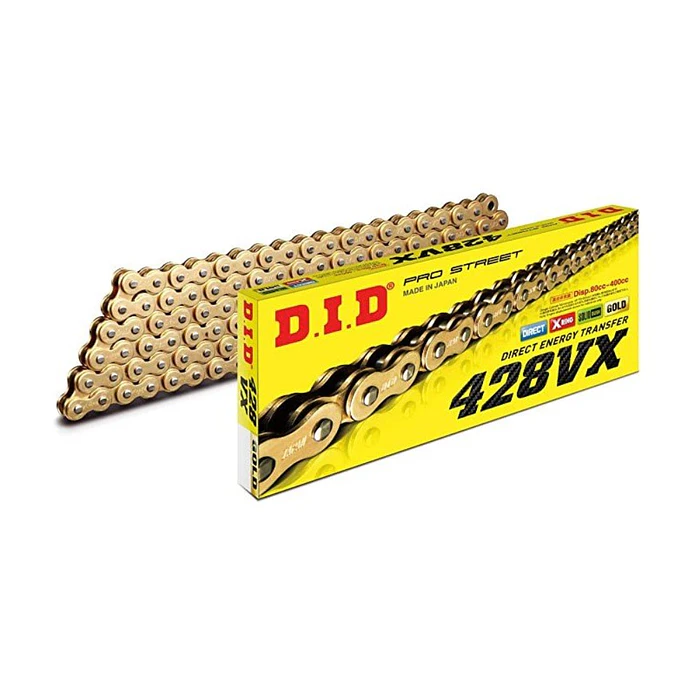 Corrente D.I.D 428 VX Dourada  1