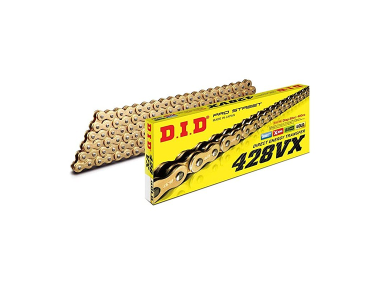 Corrente D.I.D 428 VX Dourada  1