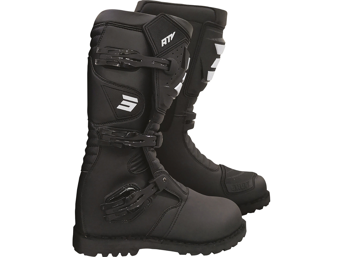 Botas ATV / Trail Pretas Shot  1