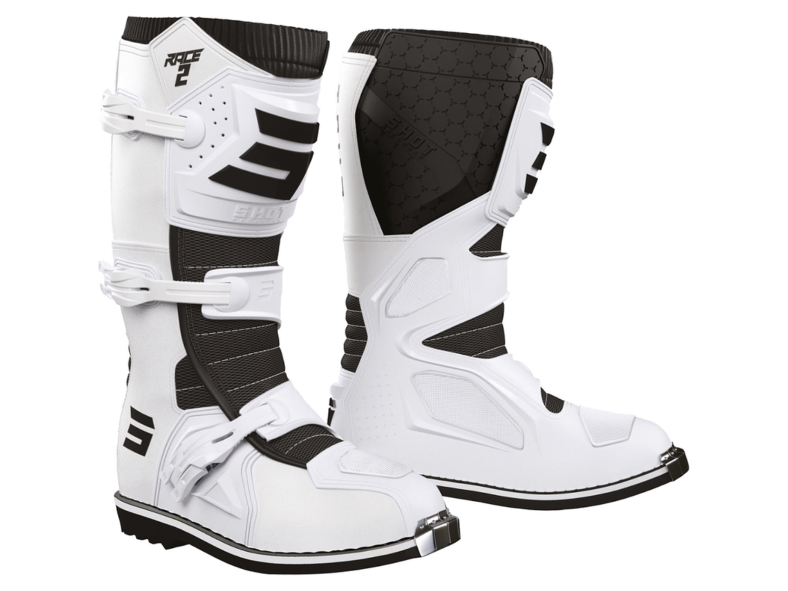 Botas RACE 2 Brancas SHOT  1