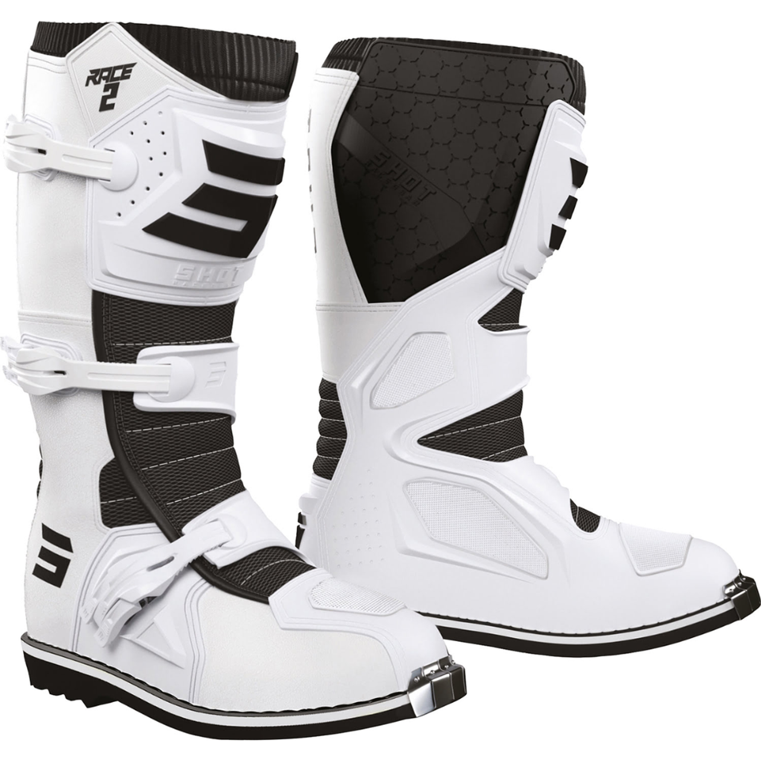 Botas RACE 2 Brancas SHOT 