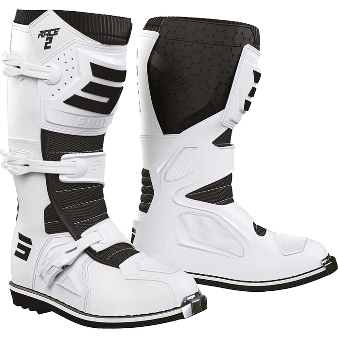 Botas RACE 2 Brancas SHOT  1
