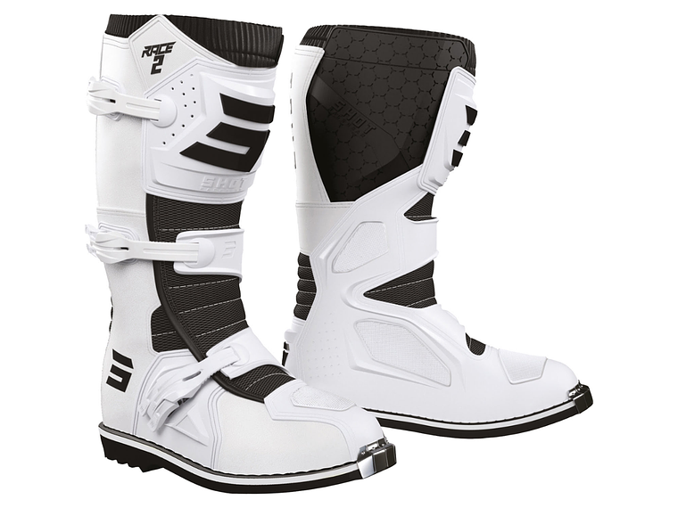 Botas RACE 2 Brancas SHOT  1