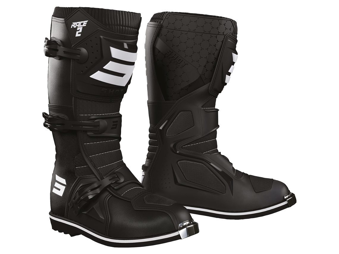 Botas RACE 2 Pretas SHOT  1