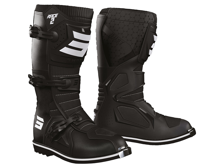 Botas RACE 2 Pretas SHOT  1