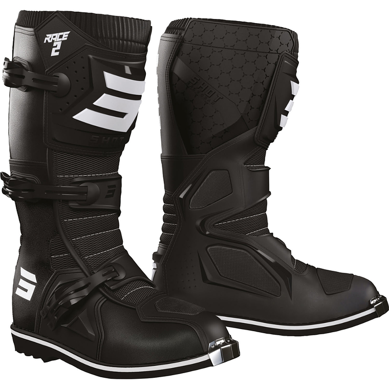 Botas RACE 2 Pretas SHOT  1