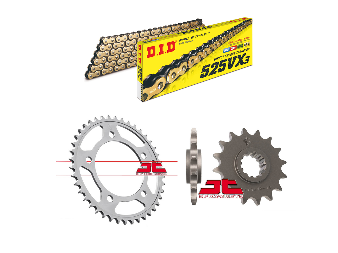 Kit Transmissão Honda CB 650 R 19/25 - DID 1