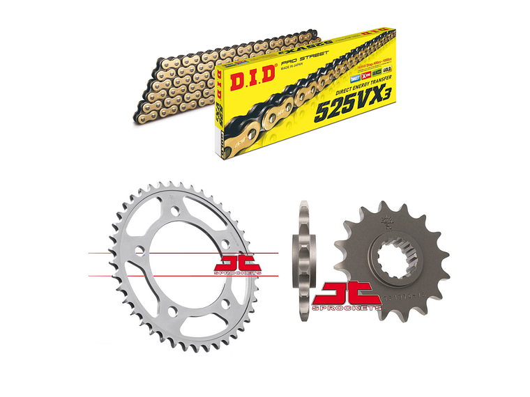 Kit Transmissão Honda CB 650 R 19/25 - DID 1