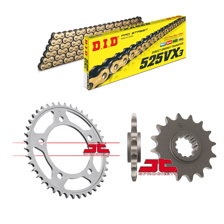 Kit Transmissão Honda CB 650 R 19/25 - DID 1