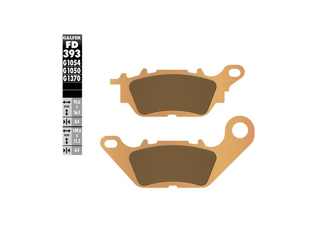 Pastilhas de Travão Sinterizadas Yamaha XSR 125 Galfer 1