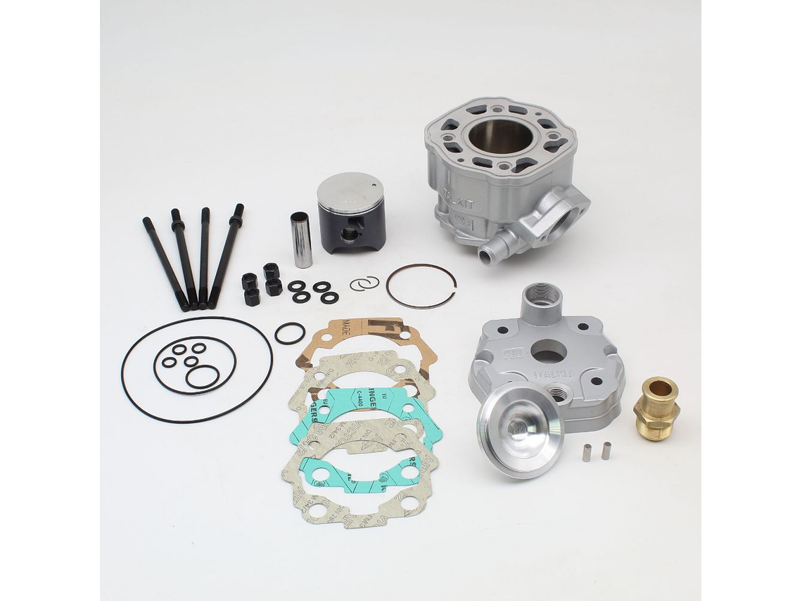 Cilindro Derbi Senda E2 77cc 1 Cabeça de Cilindro Segmento 2 Peças Italkit  1