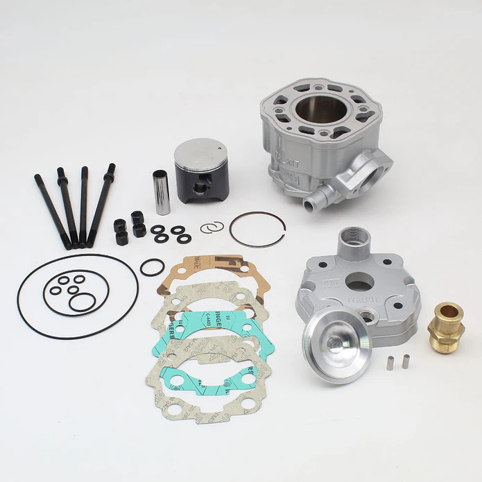 Cilindro Derbi Senda E2 77cc 1 Cabeça de Cilindro Segmento 2 Peças Italkit  1