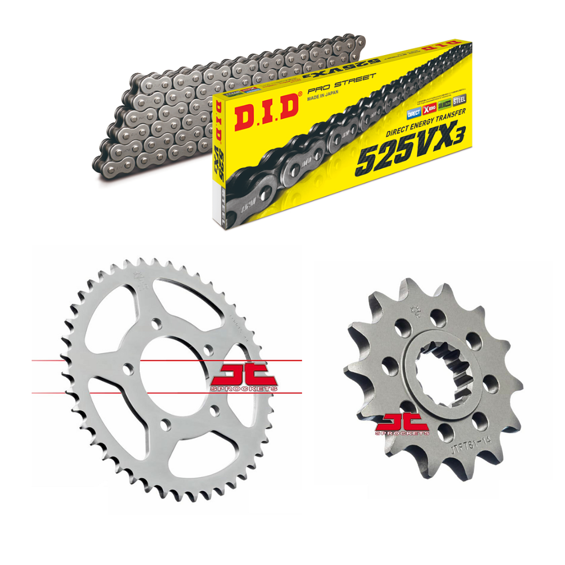 Kit Transmissão Benelli TRK 502 17/21 - DID 1