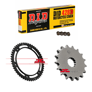 Kit Transmissão Yamaha DTR 125 (16-57) - DID 