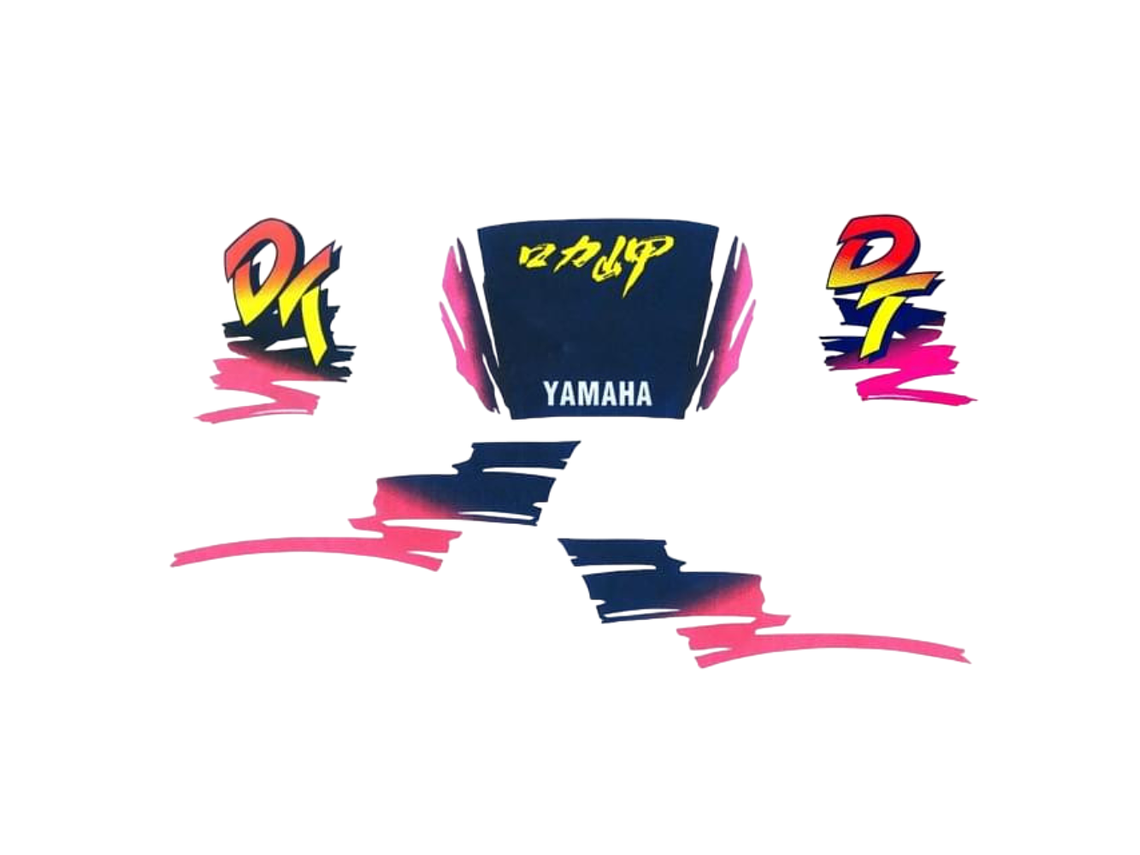 Kit Autocolantes Yamaha DT 50 Azul  1