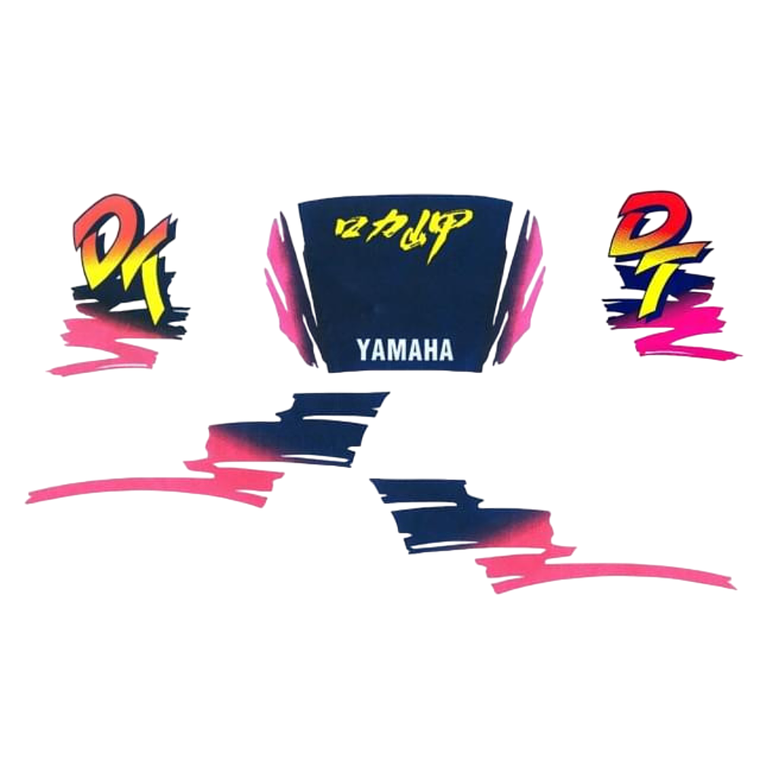 Kit Autocolantes Yamaha DT 50 Azul  1