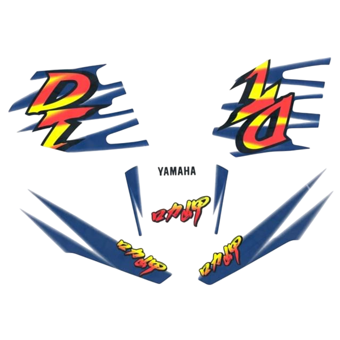 Kit Autocolantes Yamaha DT 50 Azul 96-97  1