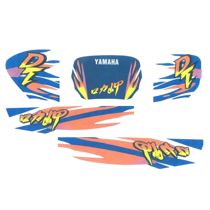 Kit Autocolantes Yamaha DT 50 Azul 98  1