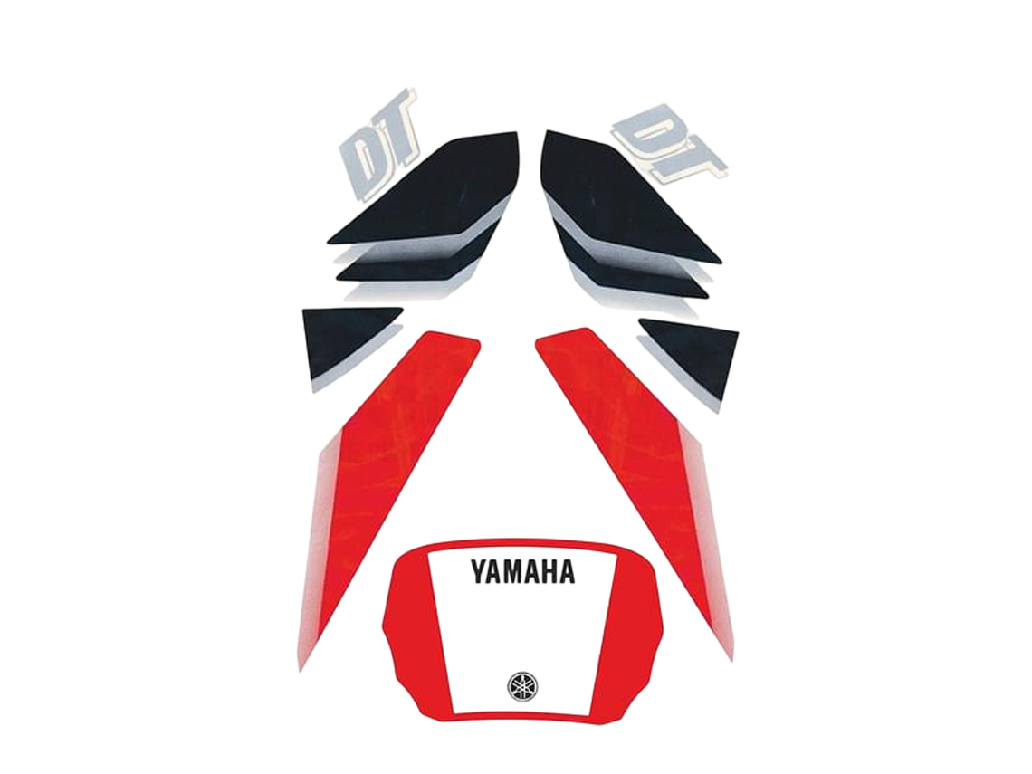 Kit Autocolantes Yamaha DT 50 Vermelhos 2003  1