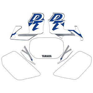 Kit Autocolantes Yamaha DTR 125 Branco 