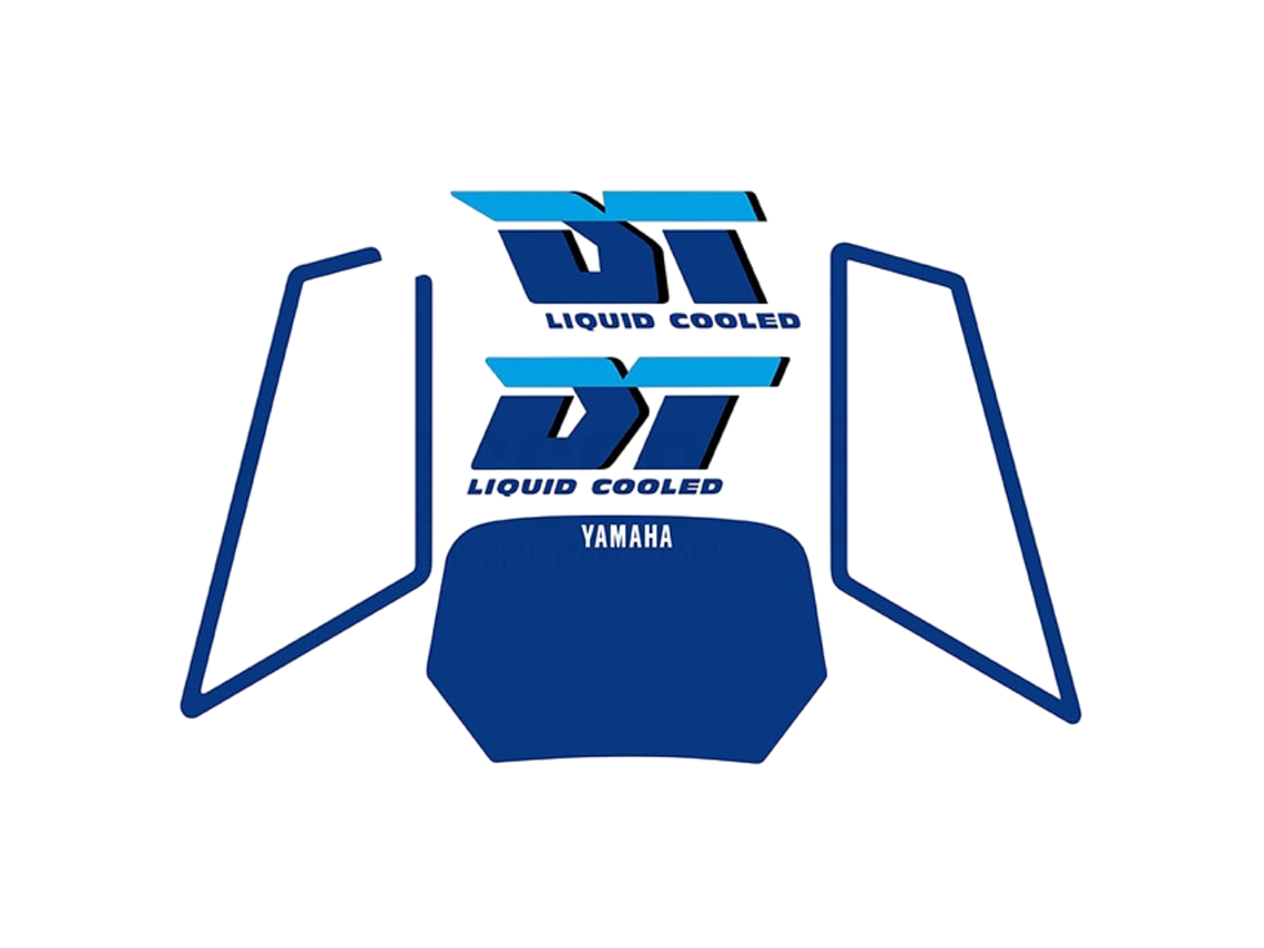 Kit Autocolantes Yamaha DT 50 Azuis  1