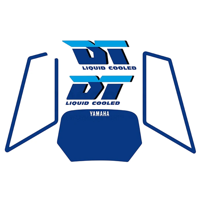 Kit Autocolantes Yamaha DT 50 Azuis  1
