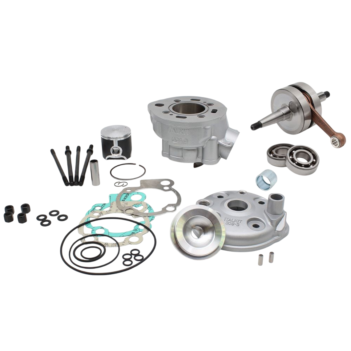 Kit Cilindro e Cambota Minarelli AM6 70cc Italkit  1