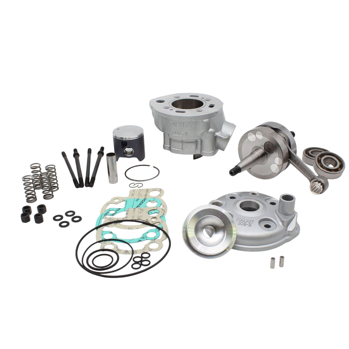 Kit de Cilindros e Cambota Italkit 86cc Minarelli AM6 Curso 44mm  1