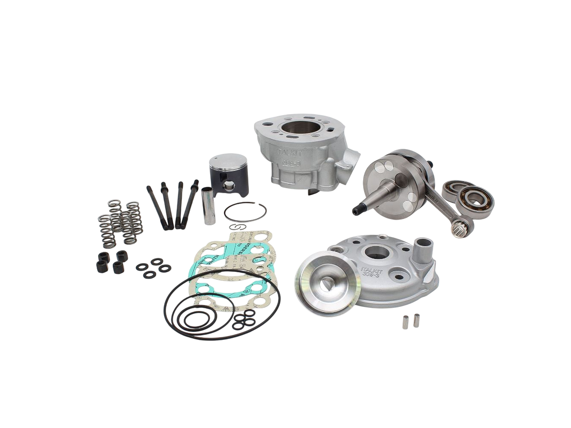 Kit de Cilindros e Cambota Italkit 86cc Minarelli AM6 Curso 44mm  1