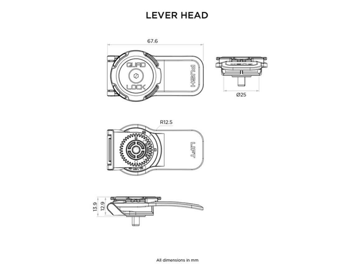 Cabeça Quad Lock 360  2