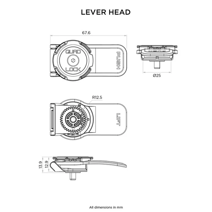 Cabeça Quad Lock 360  2