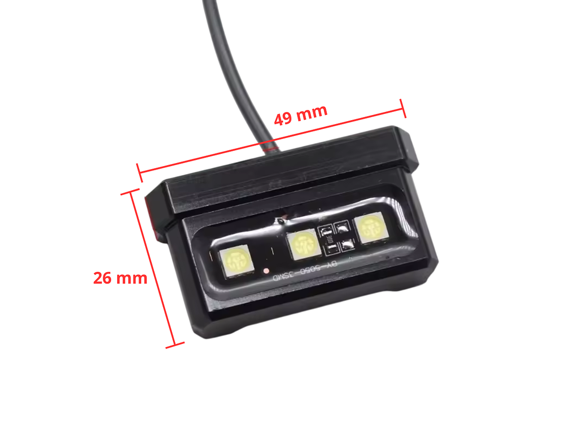 Luz de Matrícula para Mota LED  2